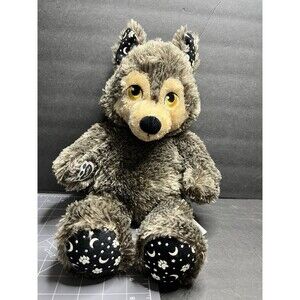 Build A Bear Werewolf Howl-O-Ween Glow In The Dark Grey Plush Stuffed Animal